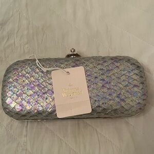 Vivienne Westwood iridescent silver pocketbook